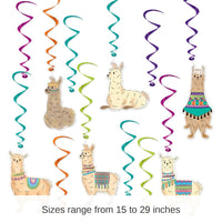 72 Pack Bulk Llama Party Whirls