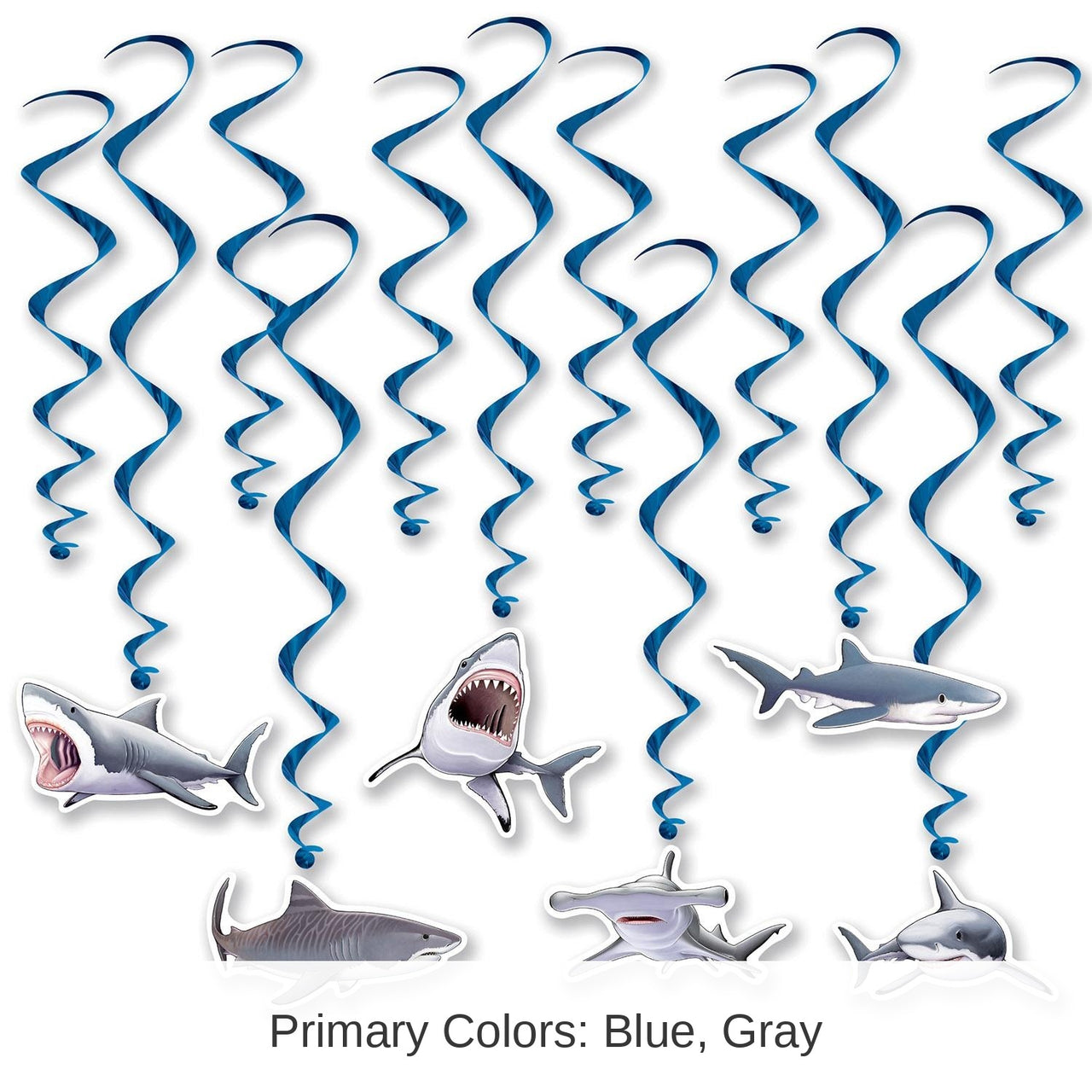72 Pack Bulk Shark Party Whirls