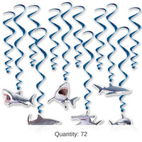 72 Pack Bulk Shark Party Whirls