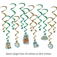 72 Pack Bulk Christmas Woodland Friends Whirls