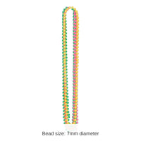 72 Pack Bulk Neon Party Bead Necklaces