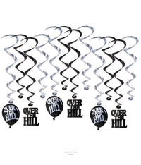 72 Pack Bulk Over The Hill Birthday Whirls