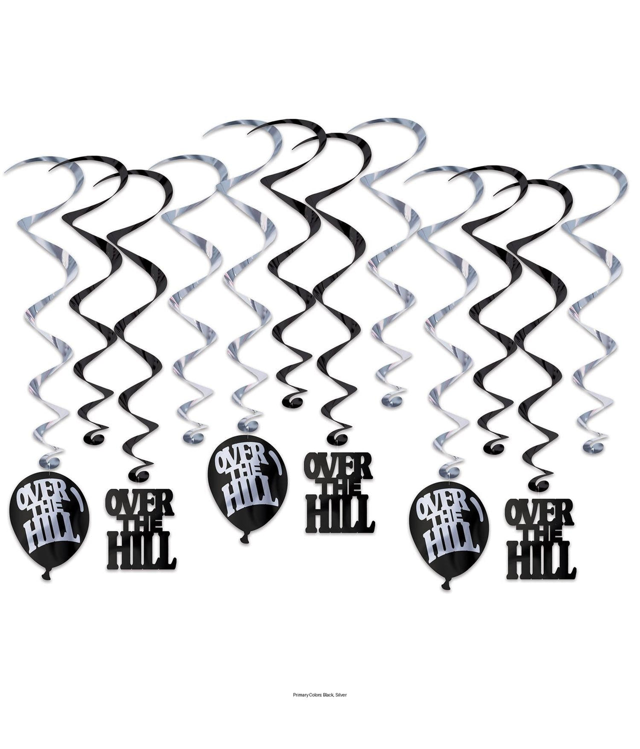 72 Pack Bulk Over The Hill Birthday Whirls
