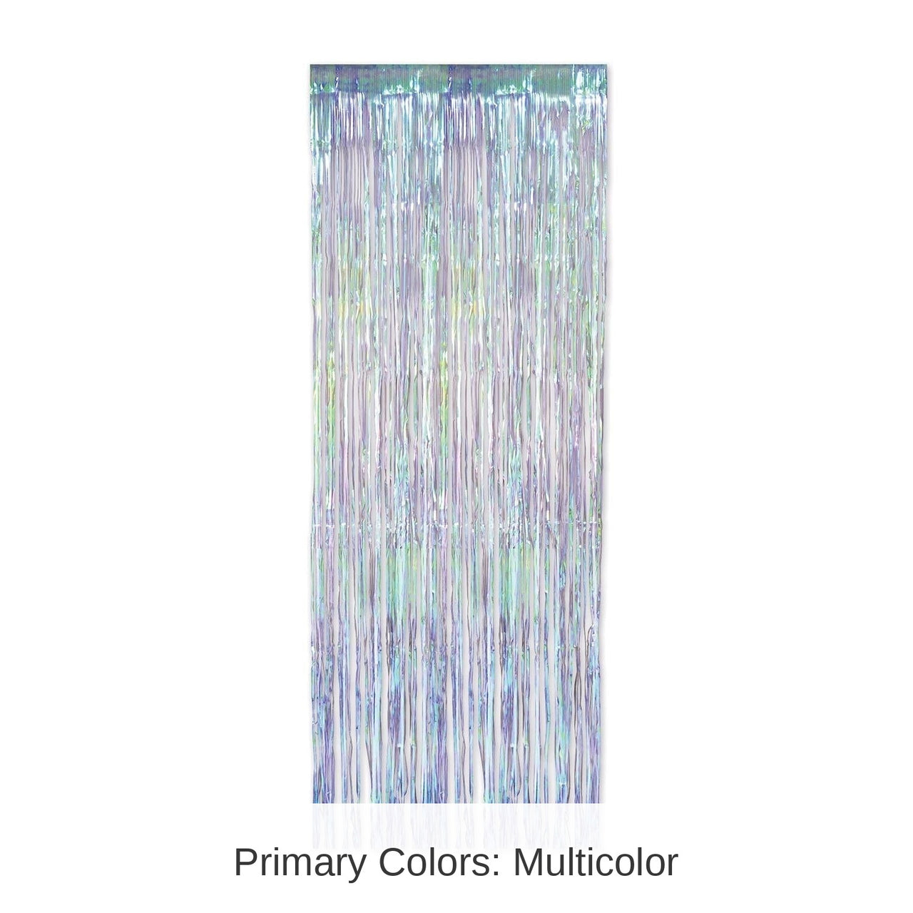 6 Pack Bulk 1-Ply Iridescent Party Fringe Curtain