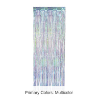 6 Pack Bulk 1-Ply Iridescent Party Fringe Curtain