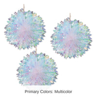 18 Pack Bulk Iridescent Party Fluff Balls