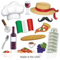 180 Piece Bulk Italian Party Photo Fun Signs