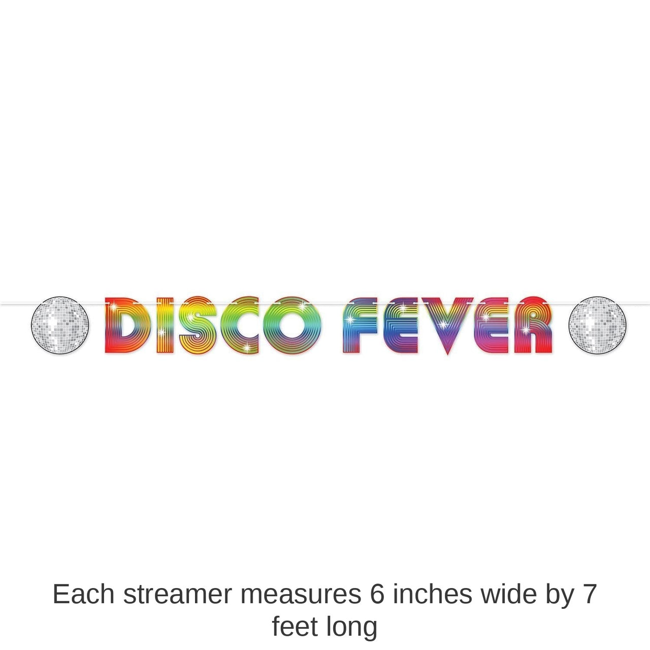 12 Pack Bulk 70's Disco Fever Party Streamer