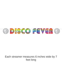 12 Pack Bulk 70's Disco Fever Party Streamer