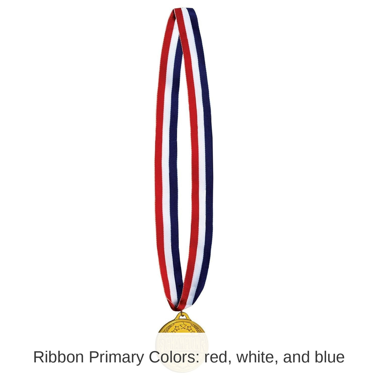 12 Pack Bulk Champion Medal with Ribbon