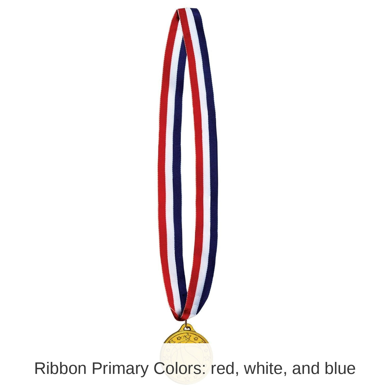12 Pack Bulk Basketball Medal with Ribbon
