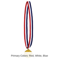 12 Pack Bulk Baseball Medal with Ribbon