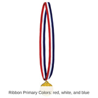 12 Pack Bulk Participation Medal with Ribbon