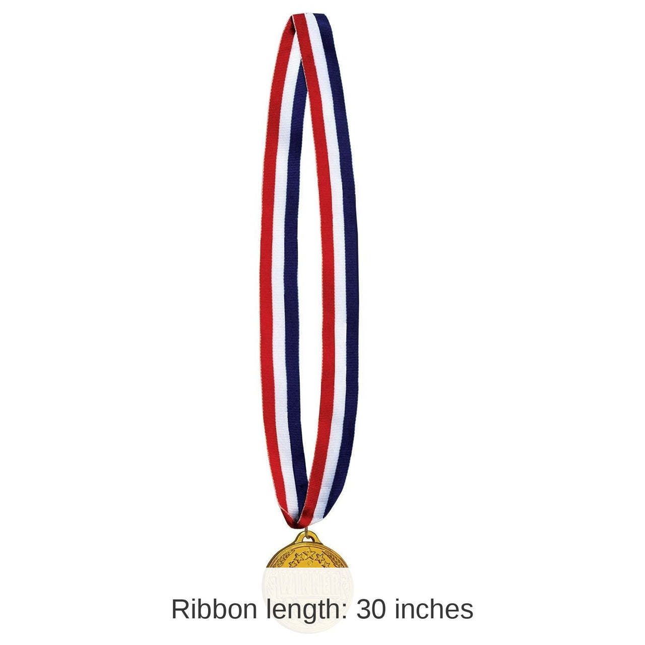 12 Pack Bulk Winner Medal with Ribbon