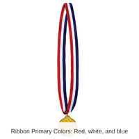 12 Pack Bulk Awesome Medal with Ribbon