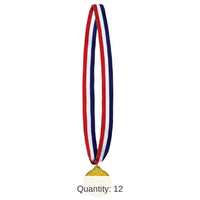 12 Pack Bulk Awesome Medal with Ribbon