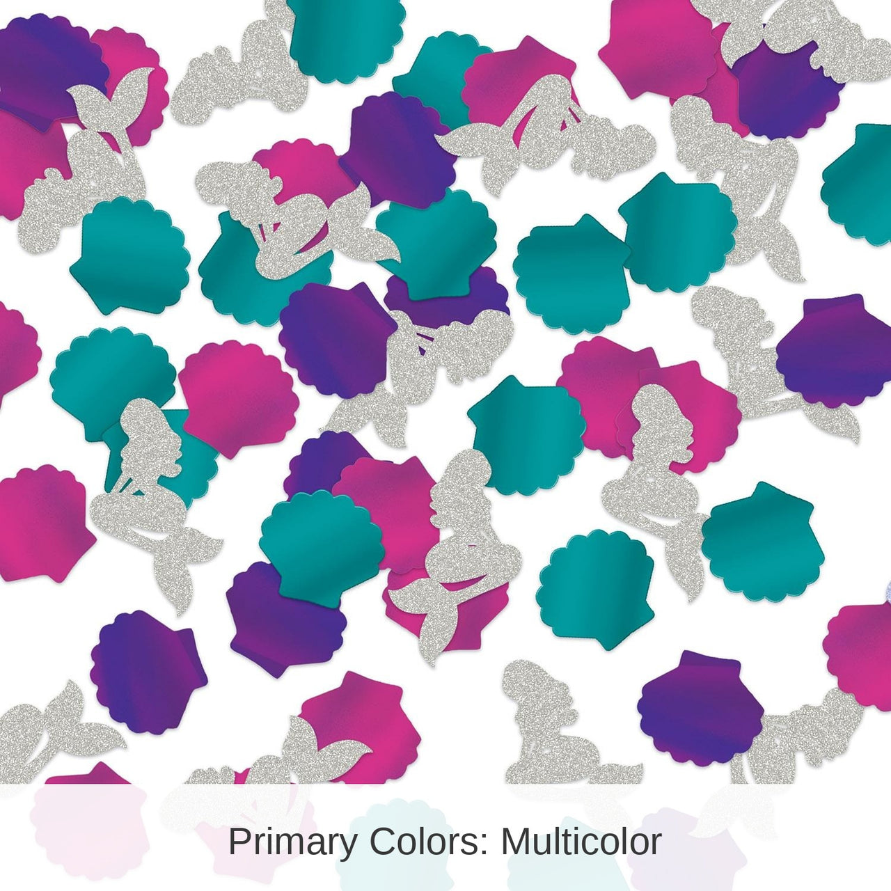 24 Pack Bulk Mermaid Deluxe Party Sparkle Confetti 0.5 oz per Pkg