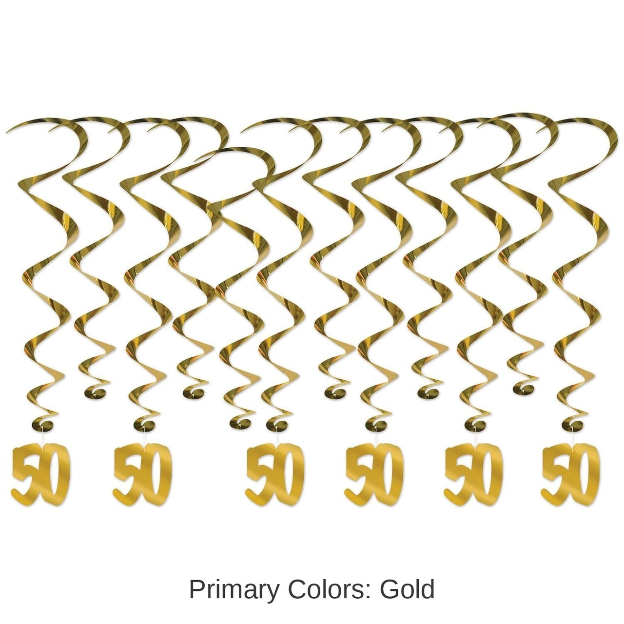 72 Pack Bulk 50th Anniversary Whirls
