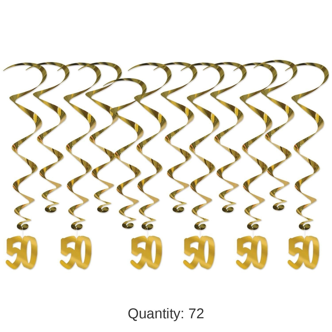 72 Pack Bulk 50th Anniversary Whirls