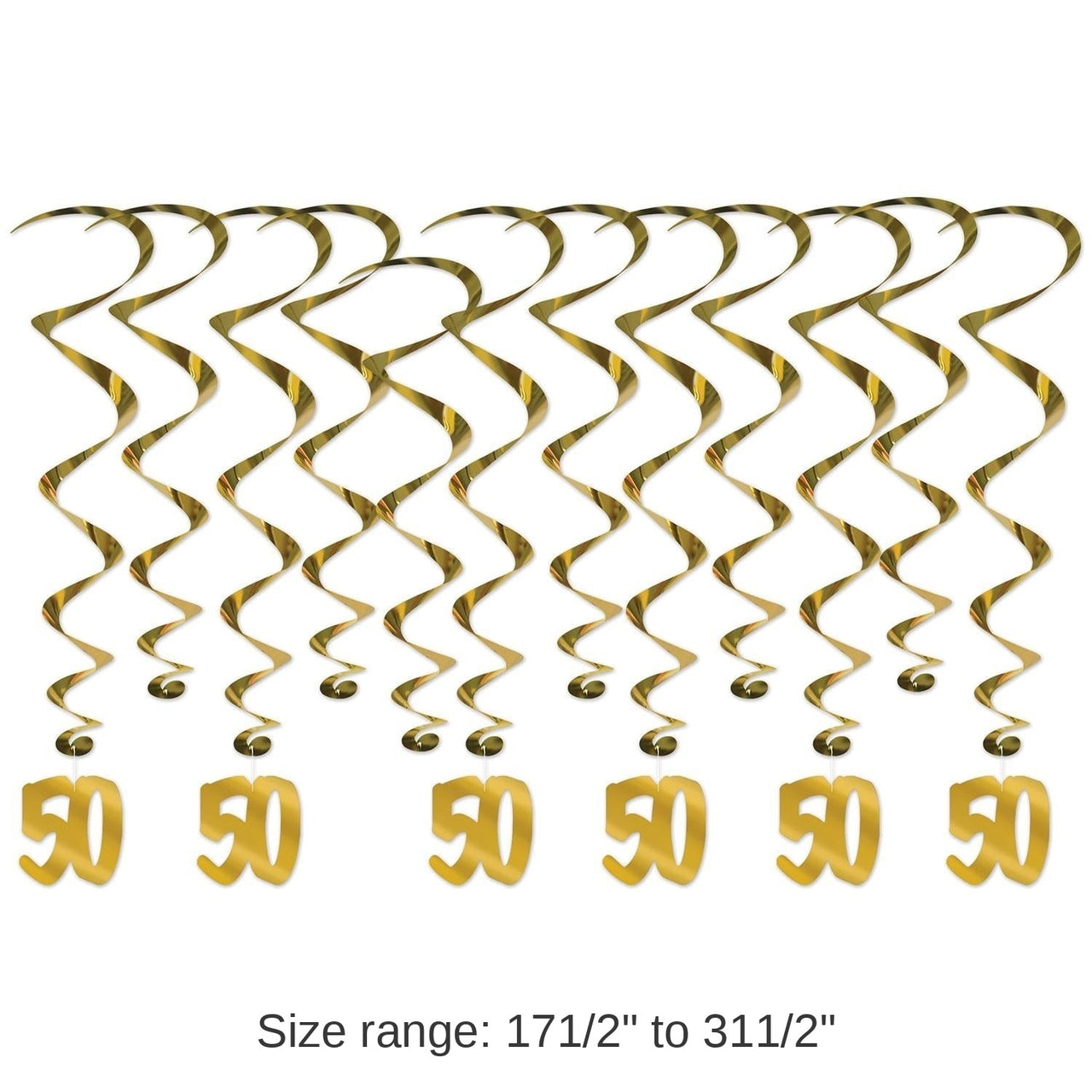 72 Pack Bulk 50th Anniversary Whirls