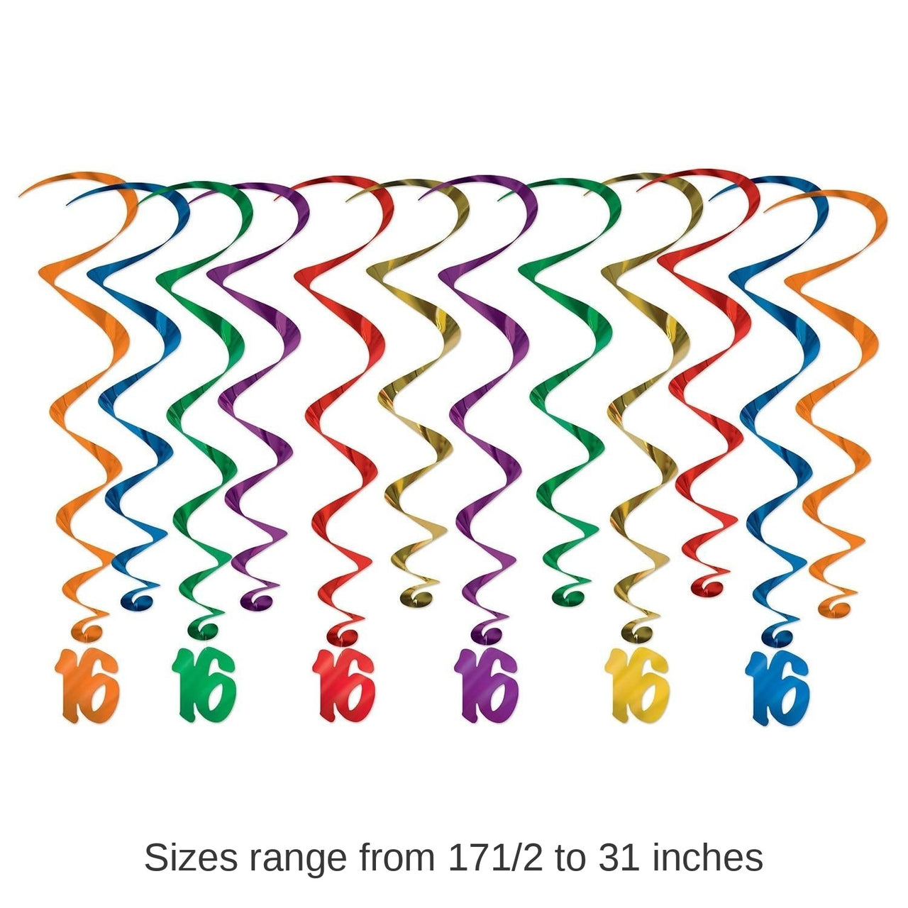 72 Pack Bulk 16 Whirls Asst Colors