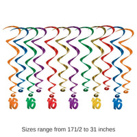 72 Pack Bulk 16 Whirls Asst Colors