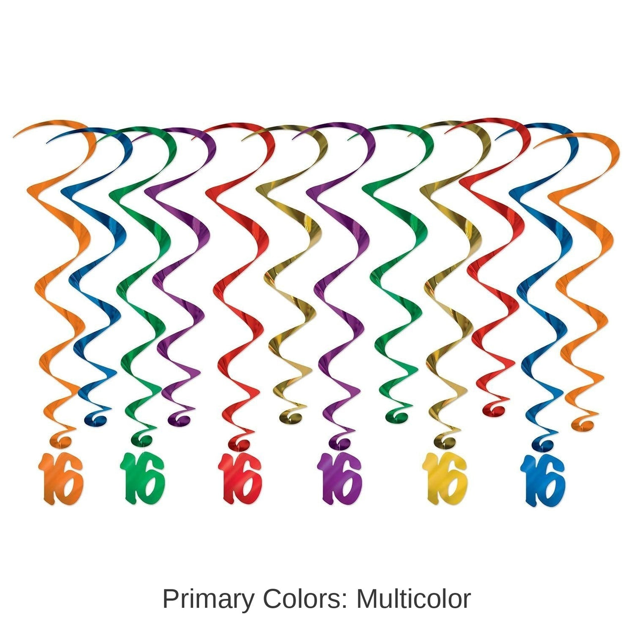 72 Pack Bulk 16 Whirls Asst Colors