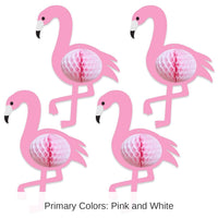 48 Piece Bulk Luau Party Tissue Flamingos