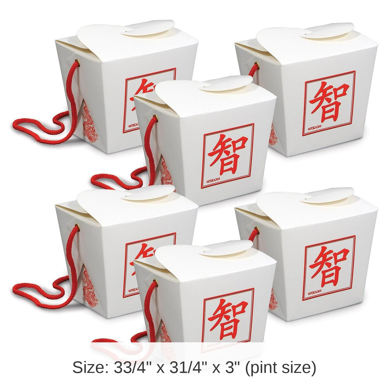 72 Piece Bulk Asian Party Favor Boxes - Pint