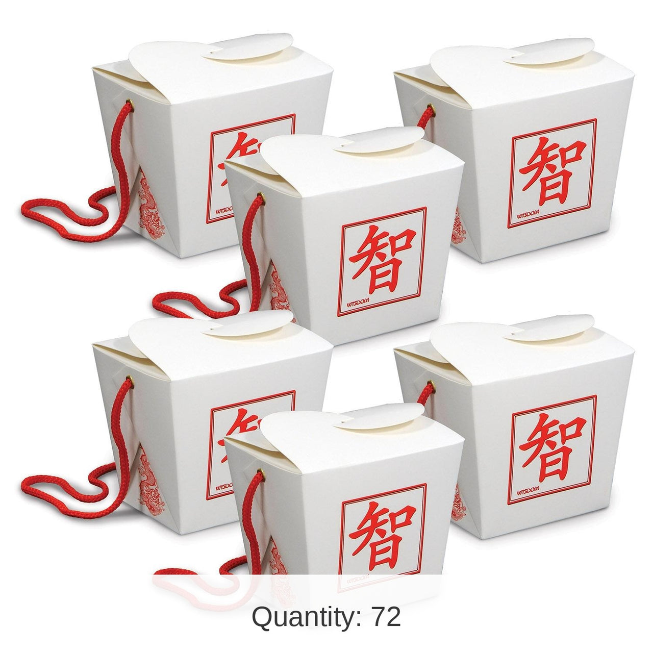 72 Piece Bulk Asian Party Favor Boxes - Pint