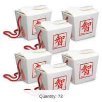 72 Piece Bulk Asian Party Favor Boxes - Pint