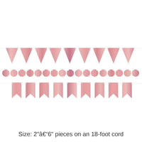 12 Pack Bulk Foil Mini Party Streamer Kit