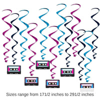 72 Pack Bulk Cassette Tape Party Whirls