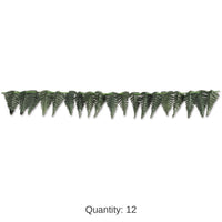 12 Pack Bulk Fern Leaf Party Garland