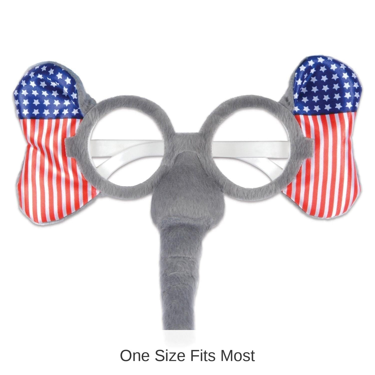12 Pack Bulk Patriotic Elephant Glasses