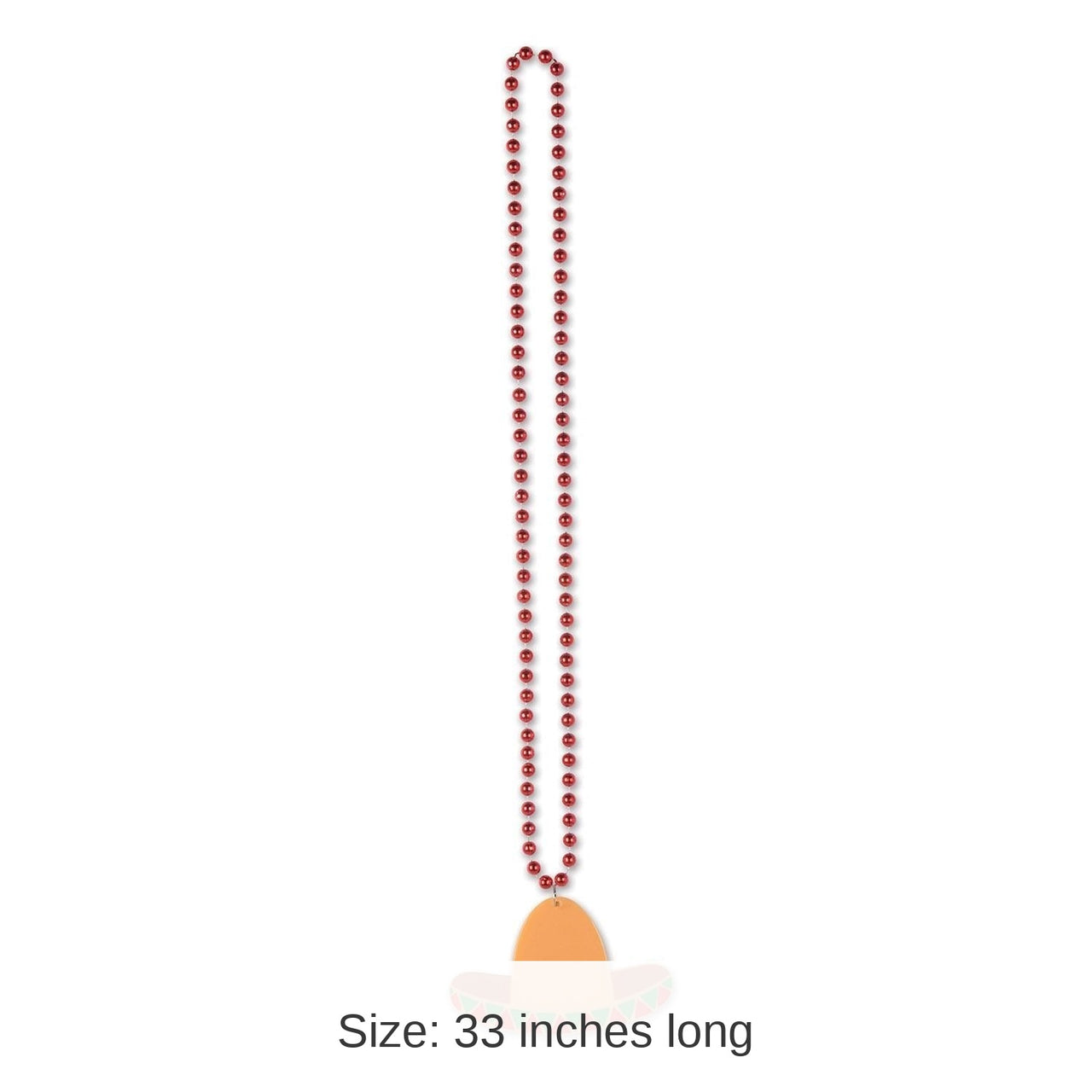 12 Pack Bulk Fiesta Bead Necklaces with Sombrero Medallion
