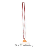 12 Pack Bulk Fiesta Bead Necklaces with Sombrero Medallion