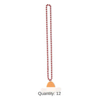 12 Pack Bulk Fiesta Bead Necklaces with Sombrero Medallion