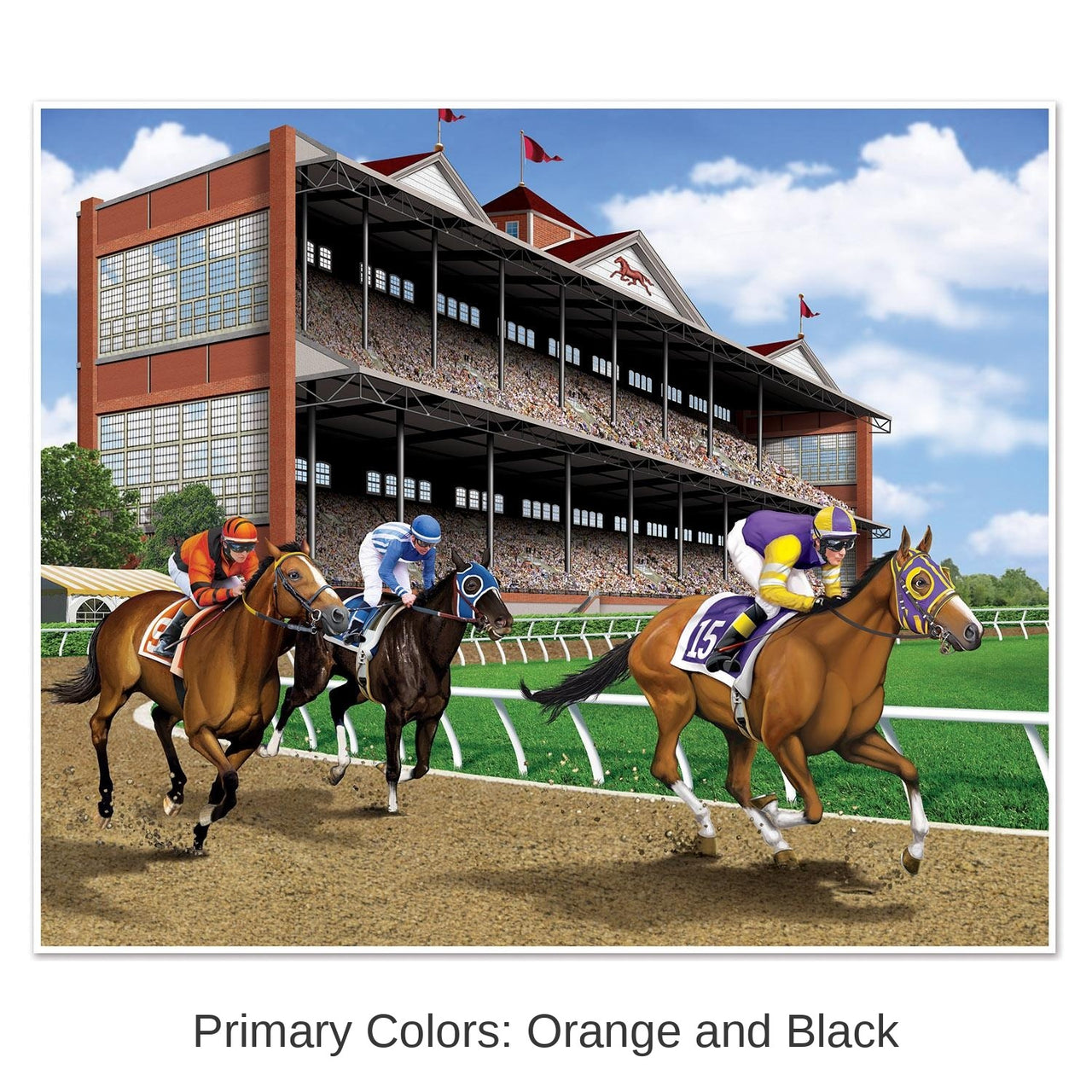 6 Pack Bulk Horse Racing Party Insta-Mural Photo Op