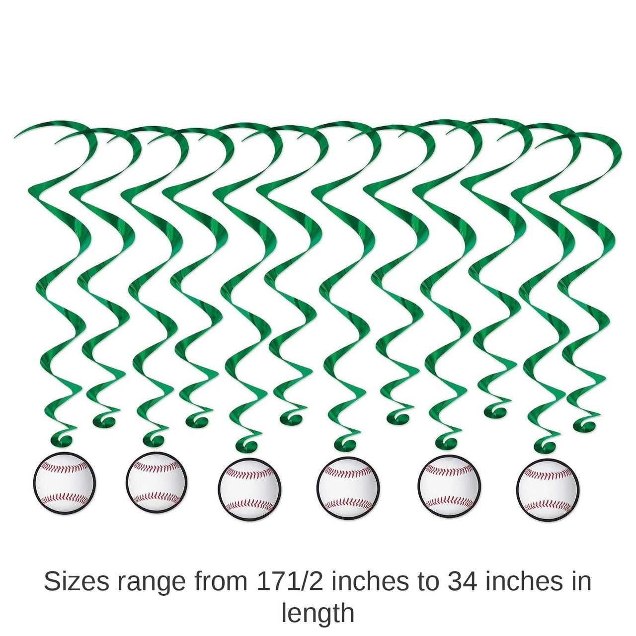 72 Pack Bulk Baseball Party Whirls