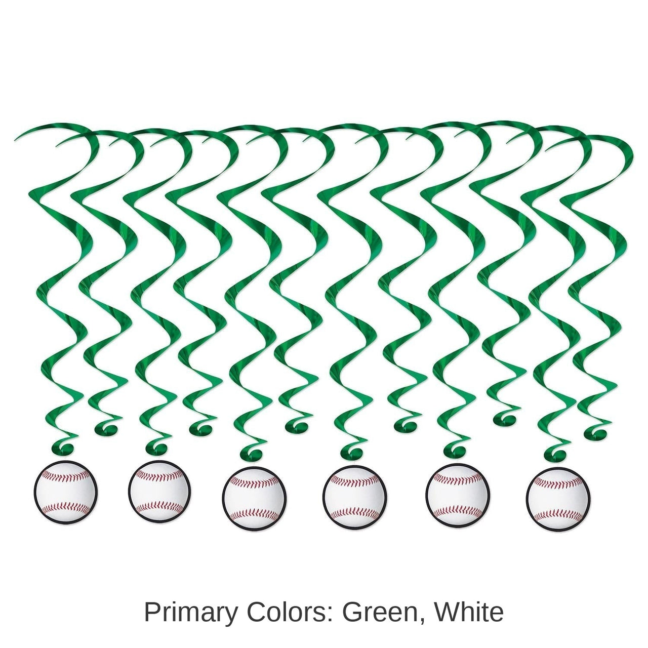 72 Pack Bulk Baseball Party Whirls