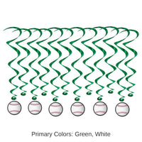 72 Pack Bulk Baseball Party Whirls