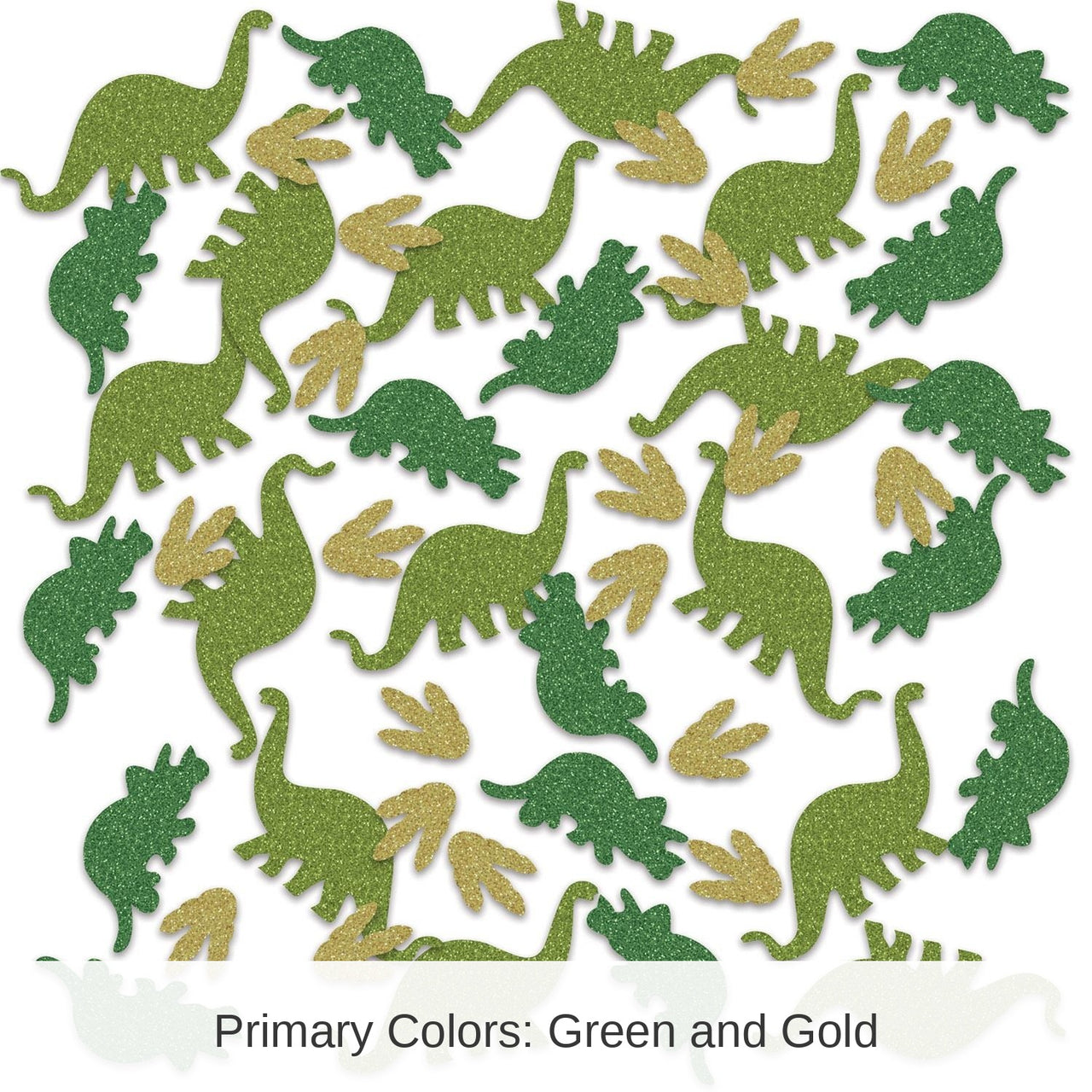 12 Pack Bulk Dinosaur Deluxe Party Sparkle Confetti (0.5 Oz/Pkg)