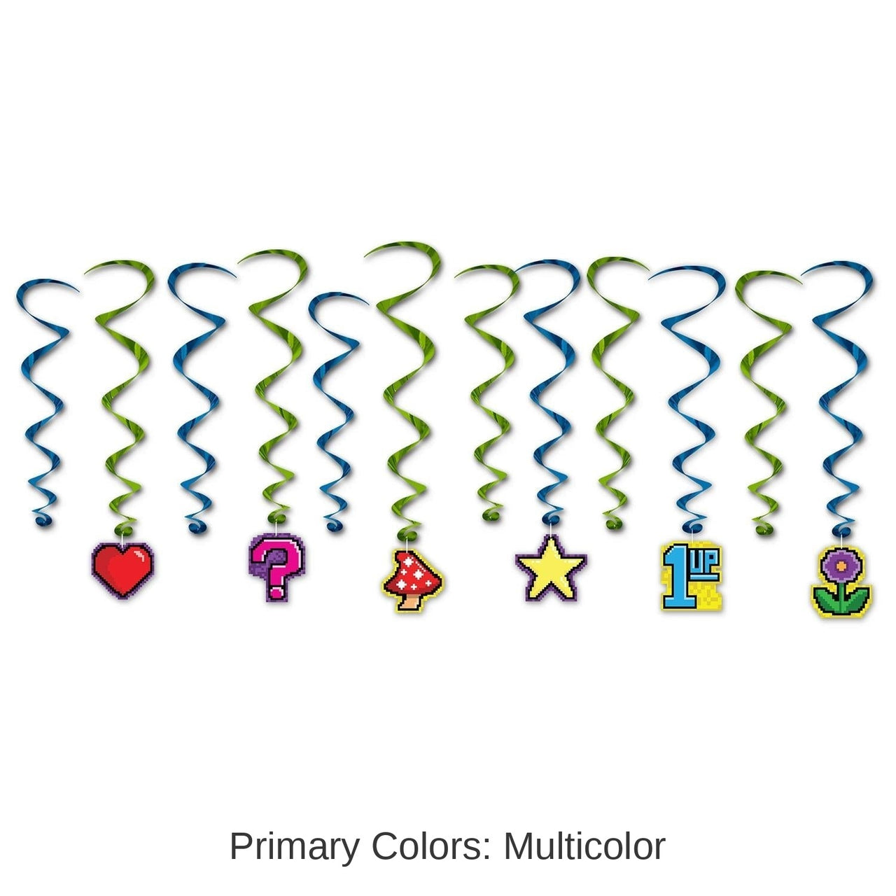72 Pack Bulk 8-Bit Party Whirls
