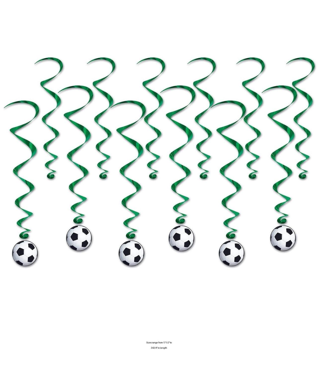 72 Pack Bulk Soccer Ball Party Whirls