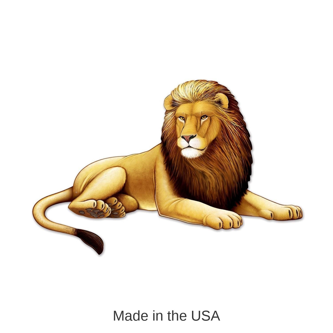 12 Pack Bulk Jointed Lion Party Decoration