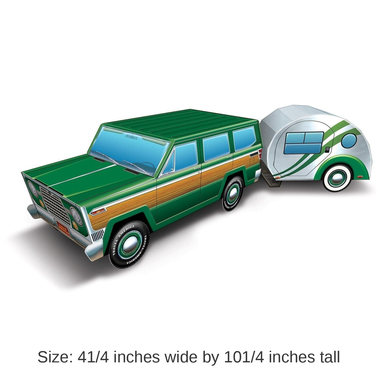 12 Pack Bulk 3-D Travel America Road Trip Party Centerpiece