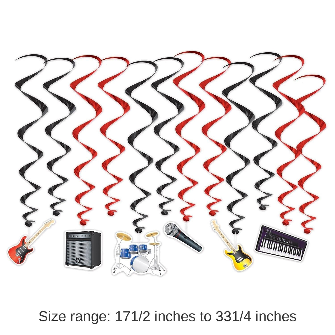 72 Pack Bulk Band Party Whirls