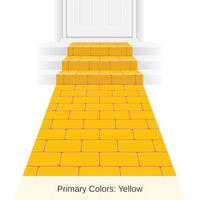 6 Pack Bulk Yellow Brick Party Runner