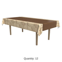12 Pack Bulk Around The World Party Tablecover